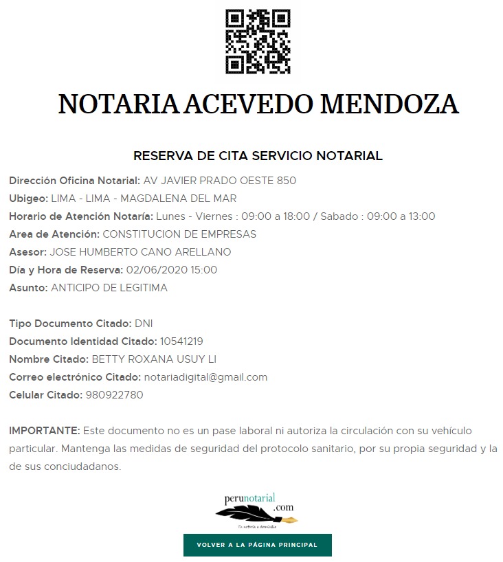 Servicios en linea