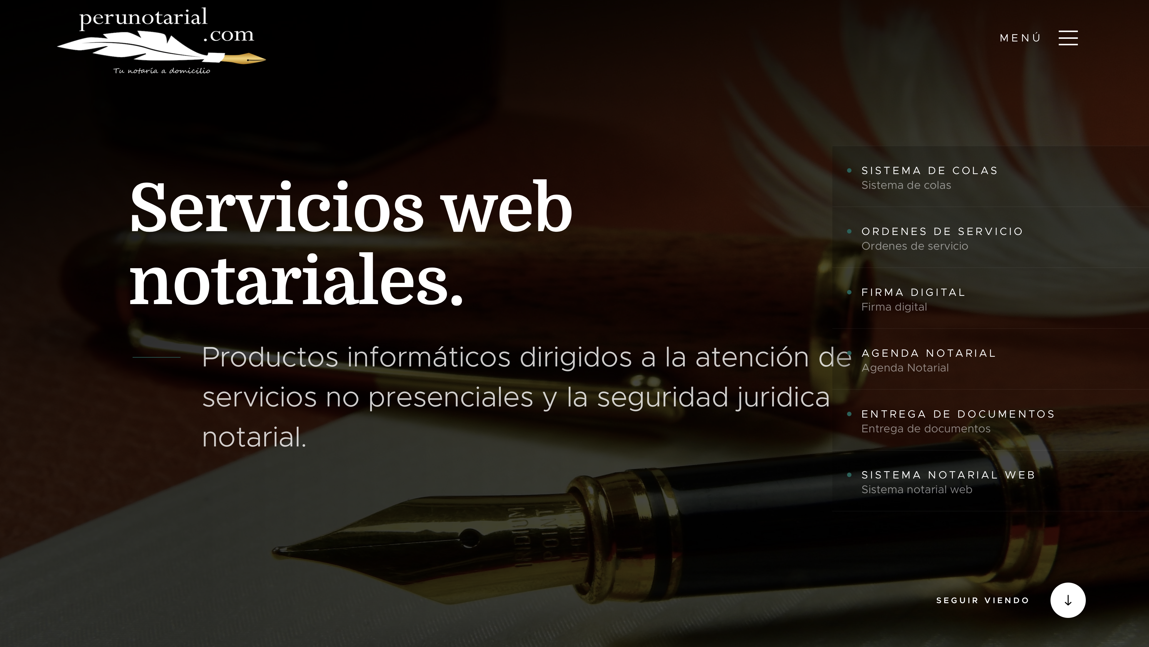 servicios notariales web